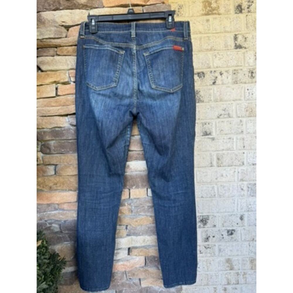 7 For All Mankind Gwenevere High Waist Ankle Skinny Jeans Dark Wash Sz 28x27 - Picture 4 of 7